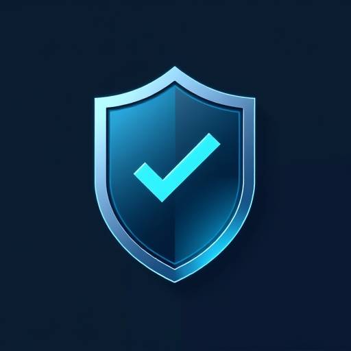 A shield with a checkmark, representing secure data protection measures.